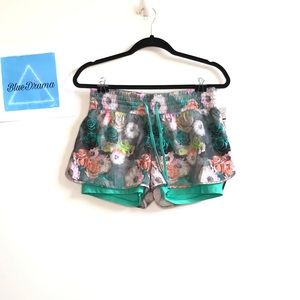 ~MPG blue and more floral, workout shorts..